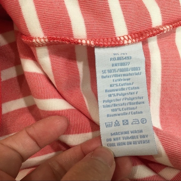 BODEN Striped Shift Dress Orange White Sleeveless Mod 60s Mini Pockets Women 12 - Picture 7 of 8